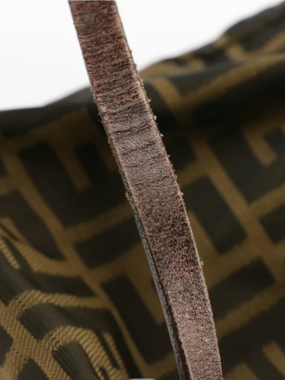 Authenticated Fendi Zucca Jacquard Canvas MINI Tote Bag! COA! - Picture 10 of 16